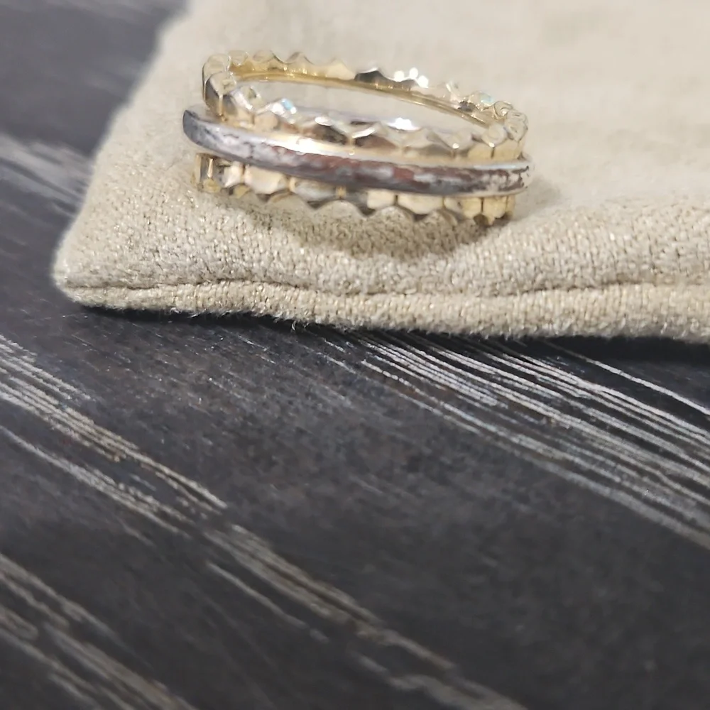 Kendra Scott Quinn Triple Band Ring 6